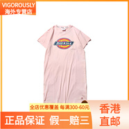 Dickies七夕送禮優(yōu)選印花Logo短袖連衣裙 女款 奶油粉 XS