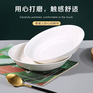 泰鑫興8英寸20.3厘米4只裝釉下彩陶瓷家用盤(pán)餐盤(pán)深盤(pán)湯盤(pán)菜盤(pán) 竹韻