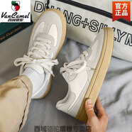 西域駱駝日系復(fù)古低幫德訓(xùn)鞋男夏季黑色潮流百搭青少年個(gè)性板鞋時(shí)尚小白鞋 灰色-駱駝官方品牌官網(wǎng)旗艦 39
