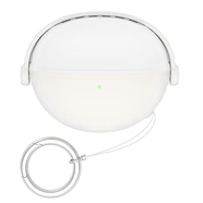 趣味咖適配華為耳機freebuds6/5/Pro4/3 freeclip保護套帶防塵塞防丟扣 奶白色【帶防塵塞|防丟鎖扣|可做支架】送掛繩 FreeBuds6i