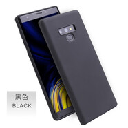 酷跑哥適用跨境三星NOTE9手機(jī)殼磨砂tpu軟殼 NOTE8糖果色硅膠全包保護(hù)殼 黑色 S6