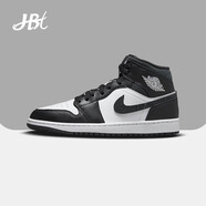 耐克（NIKE）【潮】Air Jordan aj1男板鞋中幫透氣休閑輕便耐磨百搭籃球鞋 FB9911-001黑白熊貓爆裂紋 43