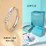 DR-FLVVS七夕情人節(jié)禮物母親節(jié)禮物莫比烏斯環(huán)設(shè)計(jì)感對戒女999銀情侶款小 2025共度余生·女戒【999銀】202
