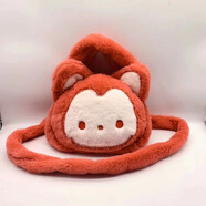 網(wǎng)紅爺爺熊貓包毛絨玩具阿里包單肩斜挎手提玩偶包卡通玉桂狗背包 阿里包 25x22cm（0.25kg）