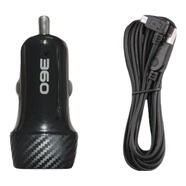 360360原裝車(chē)載充電器汽車(chē)點(diǎn)煙器線(xiàn)USB數據線(xiàn)5V1.5A轉換插頭充電頭 360原裝單口點(diǎn)煙器（小巧）