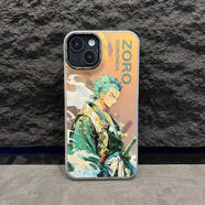 班美蘿國潮古風(fēng)海賊王索隆路飛潮牌手機殼適用于iPhone11121314promax炫彩鐳射硅膠保護套小米13華為mate 和服索隆 鐳射炫彩殼 iPhoneX