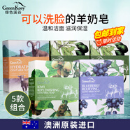 綠色溪谷香皂控油二合一手工皂囤貨裝100g*5盒男女士送禮物