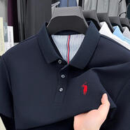 圣大保羅;SANTA BARBARA POLO & RACQUET CLUB圣大保羅SANTA BARBARA POLO & RACQUET CLUB100純棉短袖男翻領(lǐng)夏 SYD25839藏青 SY