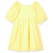 Speechless女童七分袖雪紡連衣裙 淺黃色 12