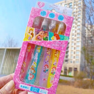 (現(xiàn)貨)日本兒童艾莎美樂蒂凱蒂乳護(hù)齒軟毛牙刷3支裝0-12歲 迪士尼公主3-5歲 ' 8支