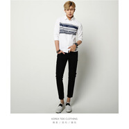 定制宋威龍同款街拍春秋九分褲時(shí)尚百搭韓版修身學(xué)生小腳褲 九分 27 1