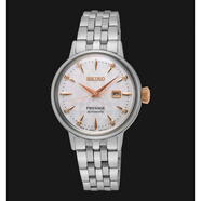 精工(SEIKO)Lukia系列自動(dòng)上鏈智慧光能雙歷防水機(jī)械女表SRP877J1 SRE009J1 30mm