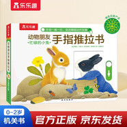 忙碌的小兔-動(dòng)物朋友手指推拉書 0-2歲幼兒啟蒙 樂樂趣游戲書故事書機(jī)關(guān)書   圖書開學(xué)季    圖書開工開學(xué)季  