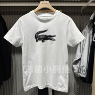 LACOSTE法國鱷魚(yú)男裝春夏透氣速干運動(dòng)短袖印花T恤|TH2042 AU8/白色 黑色LOGO M 04