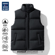 GENIOLAMODE棉服馬甲男女同款潮流坎肩保暖棉衣背心基礎(chǔ)休閑百搭外套