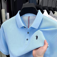圣大保羅;SANTA BARBARA POLO & RACQUET CLUB圣大保羅SANTA BARBARA POLO & RACQUET CLUB100純棉短袖男翻領(lǐng)夏 SYD25839天藍 SY