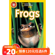 120元6件【一階段】美國國家地理兒童英語(yǔ)分級閱讀物 National Geographic Kids Readers Level 1 初階低幼兒動(dòng)物小百科啟蒙繪本英文原版繪本 一階：青蛙