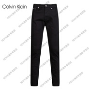 Calvin Klein凱文克萊男春秋新款SLIM修身休閑黑色潮流牛仔褲 -黑色002 33