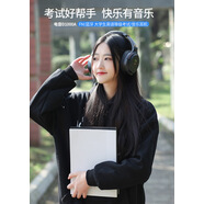 電音頭戴式無(wú)線(xiàn)藍牙耳麥FM調頻四六級英語(yǔ)等級考試音樂(lè )耳機一件代 黑色 102