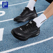 斐樂(lè )（FILA）柔云3路跑鞋男鞋2025夏透氣緩震運動(dòng)鞋正品 黑-BK 39