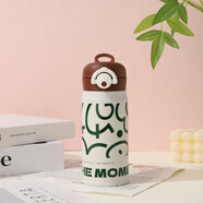 佳琪 佳琪保溫杯女高顏值便攜男316不銹鋼學(xué)生兒童2025新款彈蓋水杯子 綠色 350ml