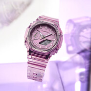 CASIOGIRLS GMA-S2100運動女表防水手表 GMA-S2100SK-4APR