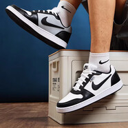 耐克（NIKE）板鞋男鞋2025新款夏季Court經(jīng)典簡版空軍一號(hào)低幫運(yùn)動(dòng)休閑鞋 AQ1774-102黑白熊貓 46
