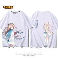 歐若梵日系AI動(dòng)漫亞托莉周邊蘿卜子cos印象短袖T恤二次元男女上衣服夏 白色1 XS 100斤以?xún)?
                                         title=