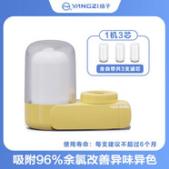 樣子家用龍頭凈水器五級過濾濾除雜質多檔出水廚房使用 黃色B款1機3芯