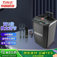 萬利達(dá)（Malata）大功率戶外藍(lán)牙音響移動(dòng)音箱拉桿音響便攜式低音炮帶麥克風(fēng)12英寸L12