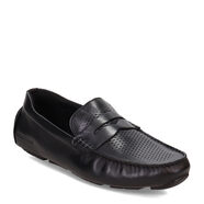 Cole Haan 男式 Grand Laser Penny Driver 駕駛風(fēng)格樂(lè)福鞋, 黑色/黑色 黑色/黑色 9.5 Wide