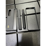 三星（SAMSUNG）適用三星原裝w23心系天下ZFold4手機(jī)殼帶原裝Spen手寫筆支架筆槽  原廠【后殼+前殼+支架+spen筆】 三星W23
