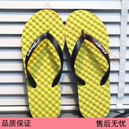 GPHF日本休閑人字拖男夏季簡約防滑室外穿夾拖涼拖鞋潮夾腳沙灘鞋新款 【熱賣款】 按摩粒 黃色 41 【標(biāo)準(zhǔn)運(yùn)動鞋碼】