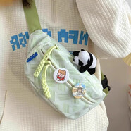 ULTIMATE DIRECTIONNAOISKEY 腦斯基斜挎包女2025新款腰包胸包夏天包包女式小挎包餃 綠色送2個徽章不帶掛件