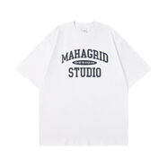 Mardi Mercredi官方艦旗韓國潮牌mahagrid MGD學院字母短袖T恤straykids金昇玟男 白色白色 白色白色 S 40KG-55KG