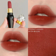 路鉑廷（Christian Louboutin）蘿卜丁口紅絲滑女王權杖唇膏禮物女生實(shí)用高級感不掉色 黑管啞光415M#惹火紅棕黑管3.8g