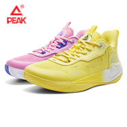 匹克態(tài)極游俠2.0鴛鴦籃球鞋男鞋新款低幫實(shí)戰球鞋專(zhuān)業(yè)運動(dòng)鞋 粉紫芥黃 左右腳顏色隨機 42