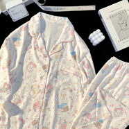 濮水方方春秋季卡通可愛(ài)mikko睡衣女長(cháng)袖云朵棉家居服 可愛(ài)mikko【長(cháng)袖+長(cháng)褲】款 170 M【建議80-100斤】