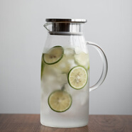 圓舍（Yumsir）涼水壺家用耐高溫大容量冷水壺加厚夏季白開水盛水壺水杯套裝茶壺 中號(hào)企鵝壺【1800ml】