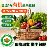 北菜園有機蔬菜套餐 新鮮茄果根莖葉菜 品種豐富 自選搭配全程有機 5斤 聯(lián)系客服確認菜品