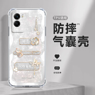 潮雅千圖 適用vivoY55s手機(jī)殼時(shí)尚y53s四角防摔氣囊殼y52s/y50t全包透明硅膠保護(hù)套個(gè)性女新款ins風(fēng) 透明O-好事發(fā)生P白 VIVOY51S