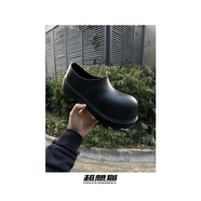 超想貓頂男大頭德比鞋Cleanfit 厚底增高EVA防水通勤 黑色 43