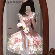 雙魚兔甜美可愛Lolita洛麗塔芭蕾連衣裙夏季新款時(shí)尚洋氣 連衣裙(品)高質(zhì)量 165 S