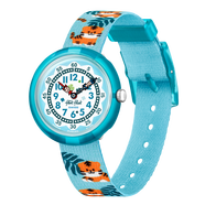 斯沃琪（Swatch）Flik Flak(飛菲）生肖系列兒童手表 ZFBNP128C活潑小老虎  31.8mm