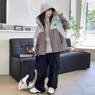 茨語兒童女童風(fēng)衣韓系外套2025新春秋款款洋氣秋冬裝加厚冬季三合一 春秋S6616三合一藍(lán)色 150 適合135-145cm 75斤左右