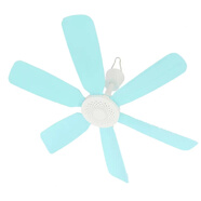 中聯(lián)中聯(lián)FG16-45款六葉風(fēng)扇小吊扇蚊帳電風(fēng)扇家用學(xué)生宿舍大風(fēng)力吊扇 湖藍(lán)色 標(biāo)品【送扎帶】