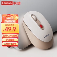聯(lián)想（Lenovo）無(wú)線藍(lán)牙雙模充電鼠標(biāo) 便攜辦公鼠標(biāo) 人體工學(xué)設(shè)計(jì) 適用臺(tái)式機(jī)一體機(jī)筆記本平板 M28粉色