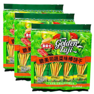 金富士蔬菜番茄味棒餅干蔬菜棒餅干網(wǎng)紅咸味手指棒餅干兒童零食 蔬菜味128g3袋