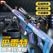 沃知兒童玩具槍8-12軟彈槍巴雷特突擊步搶吃雞玩具男孩女孩生日禮物
