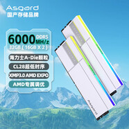 阿斯加特（Asgard）女武神二代 64GB32Gx2套 DDR5 6400 臺式機內存條 RGB燈條- 6000C28女武神-白A-DIE 48GB 482條 2條套條(24GB*2